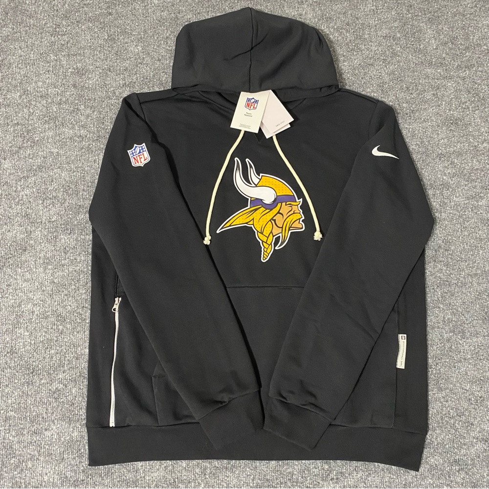 Nike Minnesota Vikings 2025 Sideline Standard Issue Dri-FIT Hoodie Mens L NWT